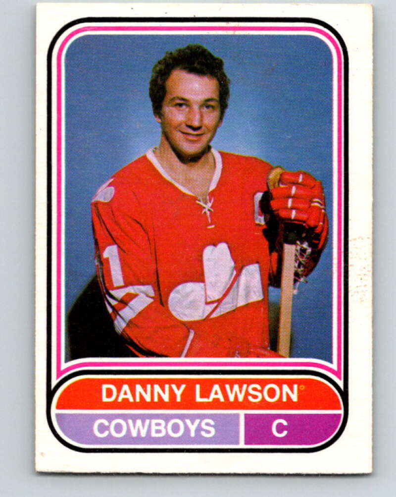 1975-76 WHA O-Pee-Chee #86 Danny Lawson  Calgary Cowboys  V7275