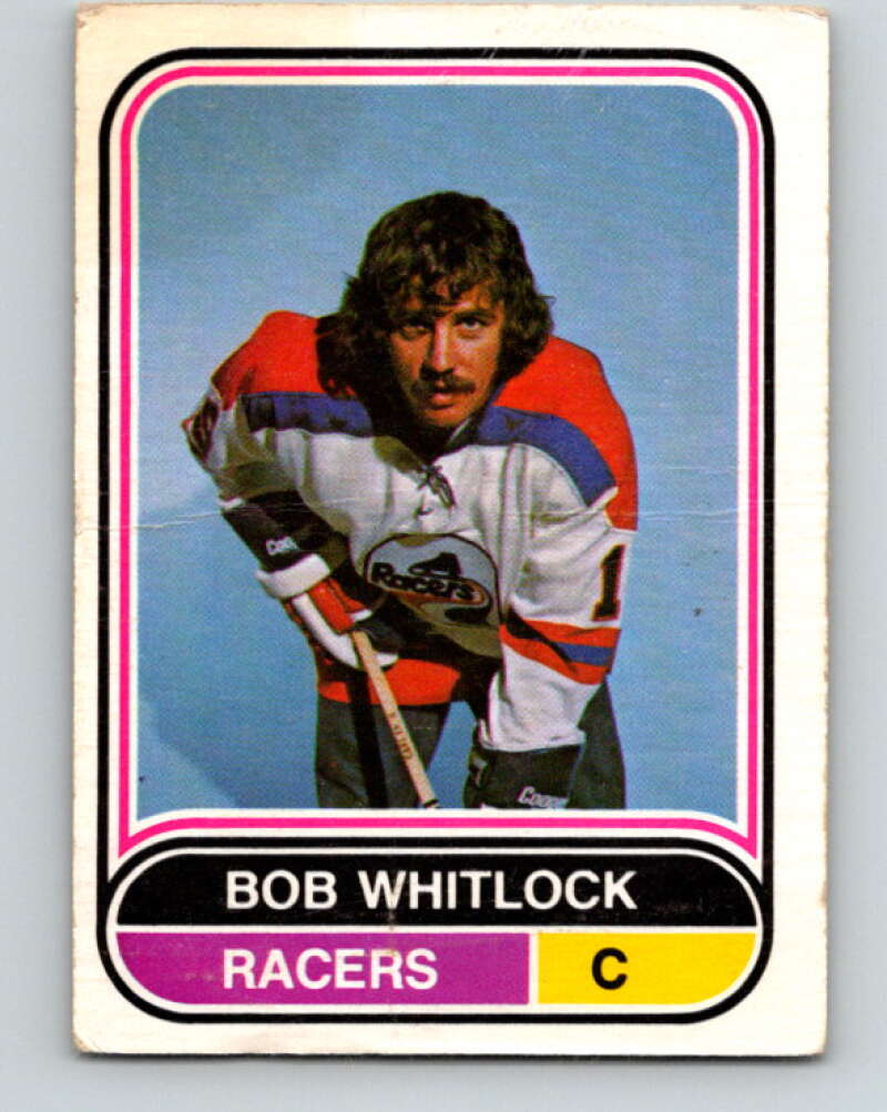 1975-76 WHA O-Pee-Chee #93 Bob Whitlock  Indianapolis Racers  V7280
