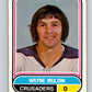 1975-76 WHA O-Pee-Chee #102 Wayne Muloin  RC Rookie Cleveland Crusaders  V7291