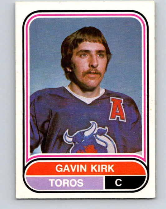 1975-76 WHA O-Pee-Chee #103 Gavin Kirk  RC Rookie Toronto Toros  V7296