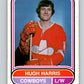 1975-76 WHA O-Pee-Chee #118 Hugh Harris  RC Rookie Calgary Cowboys  V7315
