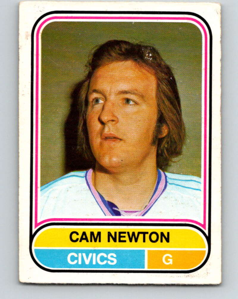 1975-76 WHA O-Pee-Chee #119 Cam Newton  RC Rookie Ottawa Civics  V7317
