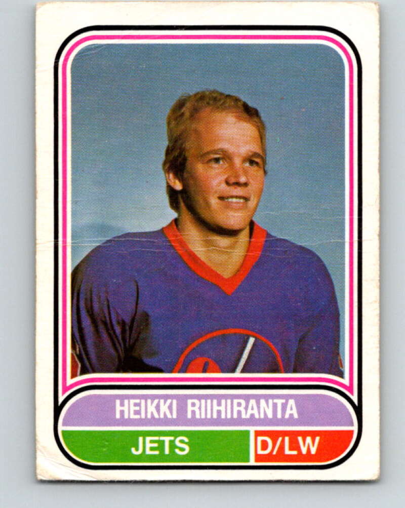 1975-76 WHA O-Pee-Chee #125 Heikki Riihiranta  Winnipeg Jets  V7329