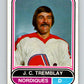 1975-76 WHA O-Pee-Chee #130 J.C. Tremblay  Quebec Nordiques  V7338