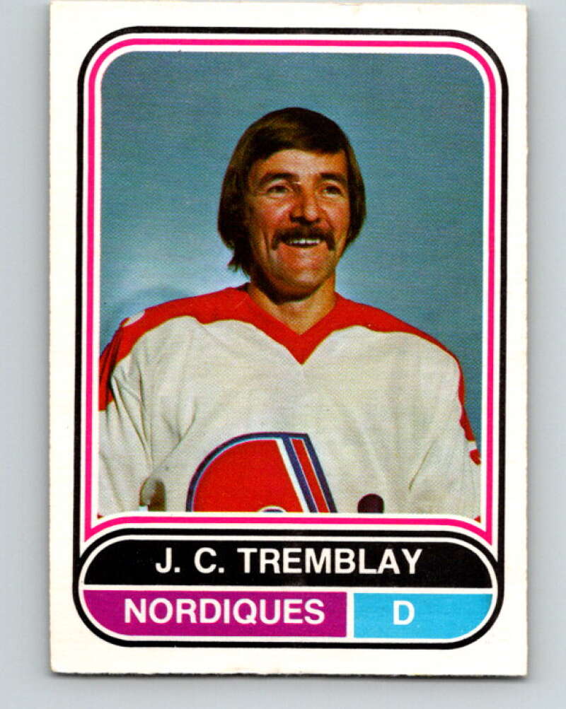 1975-76 WHA O-Pee-Chee #130 J.C. Tremblay  Quebec Nordiques  V7338