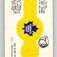 1973-74 O-Pee-Chee Rings #3 Toronto Maple Leafs Team Crest V7381