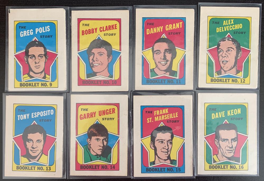 1971-72 O-Pee-Chee Booklets Complete Set 1-24 Vintage Hockey 08229