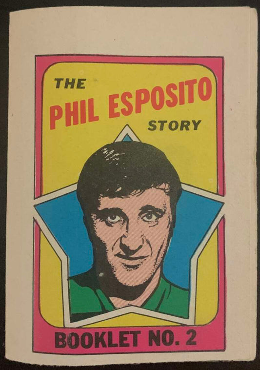 1971-72 O-Pee-Chee Booklets #2 Phil Esposito  Boston Bruins  V7400