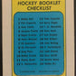 1971-72 O-Pee-Chee Booklets #5 Roger Crozier  Buffalo Sabres  V7405