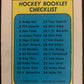 1971-72 O-Pee-Chee Booklets #5 Roger Crozier  Buffalo Sabres  V7407