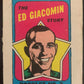 1971-72 O-Pee-Chee Booklets #7 Ed Giacomin  New York Rangers  V7413