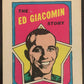 1971-72 O-Pee-Chee Booklets #7 Ed Giacomin  New York Rangers  V7414