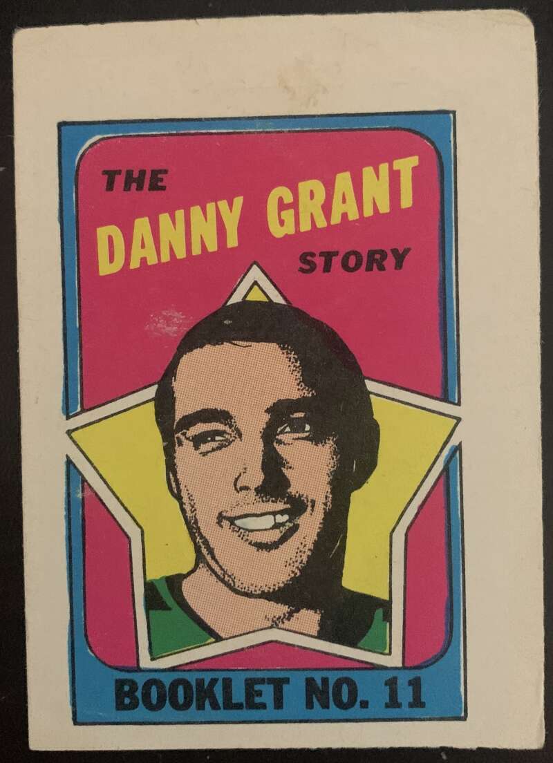 1971-72 O-Pee-Chee Booklets #11 Danny Grant  Minnesota North Stars  V7425