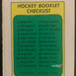 1971-72 O-Pee-Chee Booklets #12 Alex Delvecchio  Detroit Red Wings  V7427