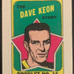 1971-72 O-Pee-Chee Booklets #16 Dave Keon  Toronto Maple Leafs  V7441