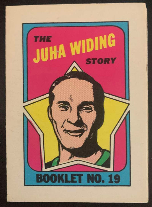 1971-72 O-Pee-Chee Booklets #19 Juha Widing  Los Angeles Kings  V7447