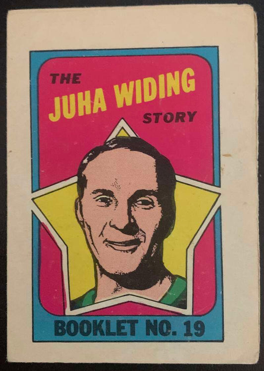 1971-72 O-Pee-Chee Booklets #19 Juha Widing  Los Angeles Kings  V7449