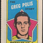 1971-72 O-Pee-Chee Booklets Topps #9 Greg Polis  Pittsburgh Penguins  V7460