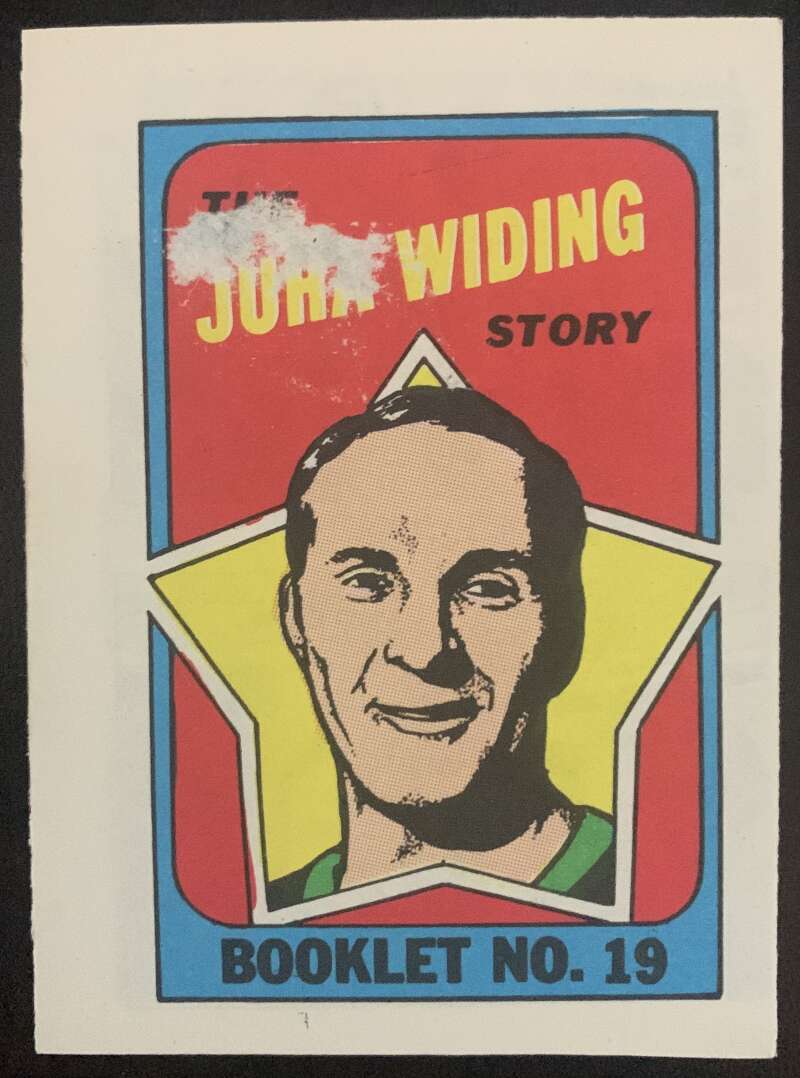 1971-72 O-Pee-Chee Booklets Topps #19 Juha Widing  Los Angeles Kings  V7463