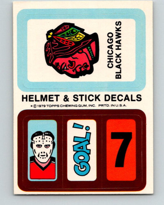 1979-80 Topps Team Stickers Chicago Blackhawks Vintage Card 07473