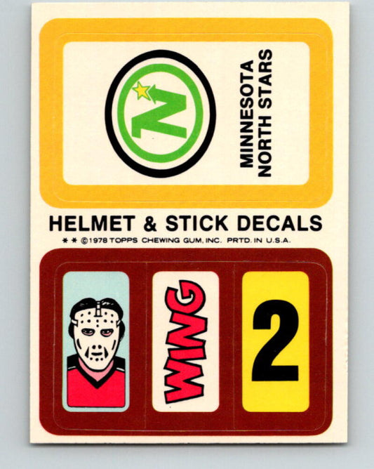 1979-80 Topps Team Stickers Minnesota North Stars Vintage Card 07479