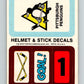 1979-80 Topps Team Stickers Pittsburgh Penguins Vintage Card 07485