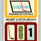 1979-80 Topps Team Stickers Washington Capitals Vintage Card 07489