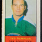 V7495--1969-70 O-Pee-Chee Four-in-One Mini Card Ted Hampson