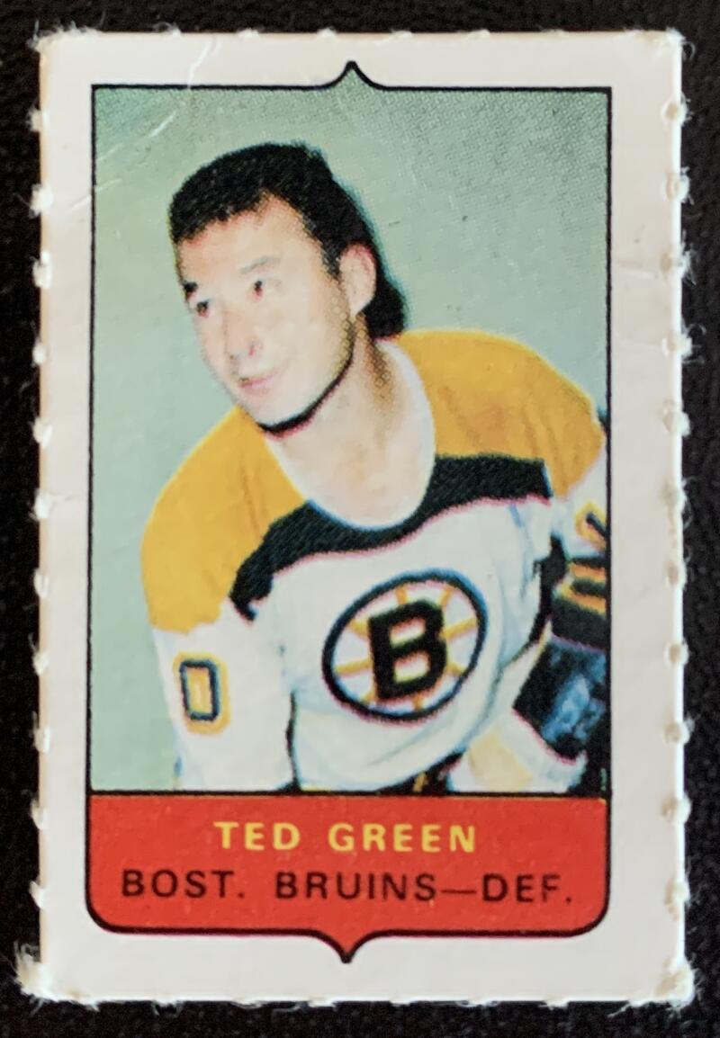 V7497--1969-70 O-Pee-Chee Four-in-One Mini Card Ted Green