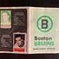 V7615--1969-70 O-Pee-Chee Four-in-One Card Album Boston Bruins