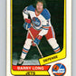 1976-77 WHA O-Pee-Chee #7 Barry Long  Winnipeg Jets  V7642