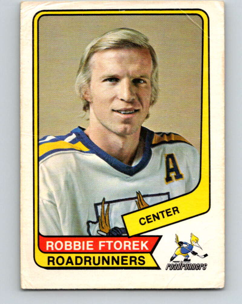 1976-77 WHA O-Pee-Chee #13 Robbie Ftorek  Phoenix Roadrunners  V7650