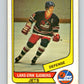 1976-77 WHA O-Pee-Chee #30 Lars-Erik Sjoberg  Winnipeg Jets  V7670