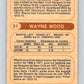 1976-77 WHA O-Pee-Chee #31 Wayne Wood  RC Rookie Birmingham Bulls  V7671