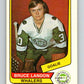 1976-77 WHA O-Pee-Chee #48 Bruce Landon  RC Rookie New England Whalers  V7692