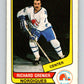 1976-77 WHA O-Pee-Chee #59 Richard Grenier  RC Rookie Quebec Nordiques  V7703