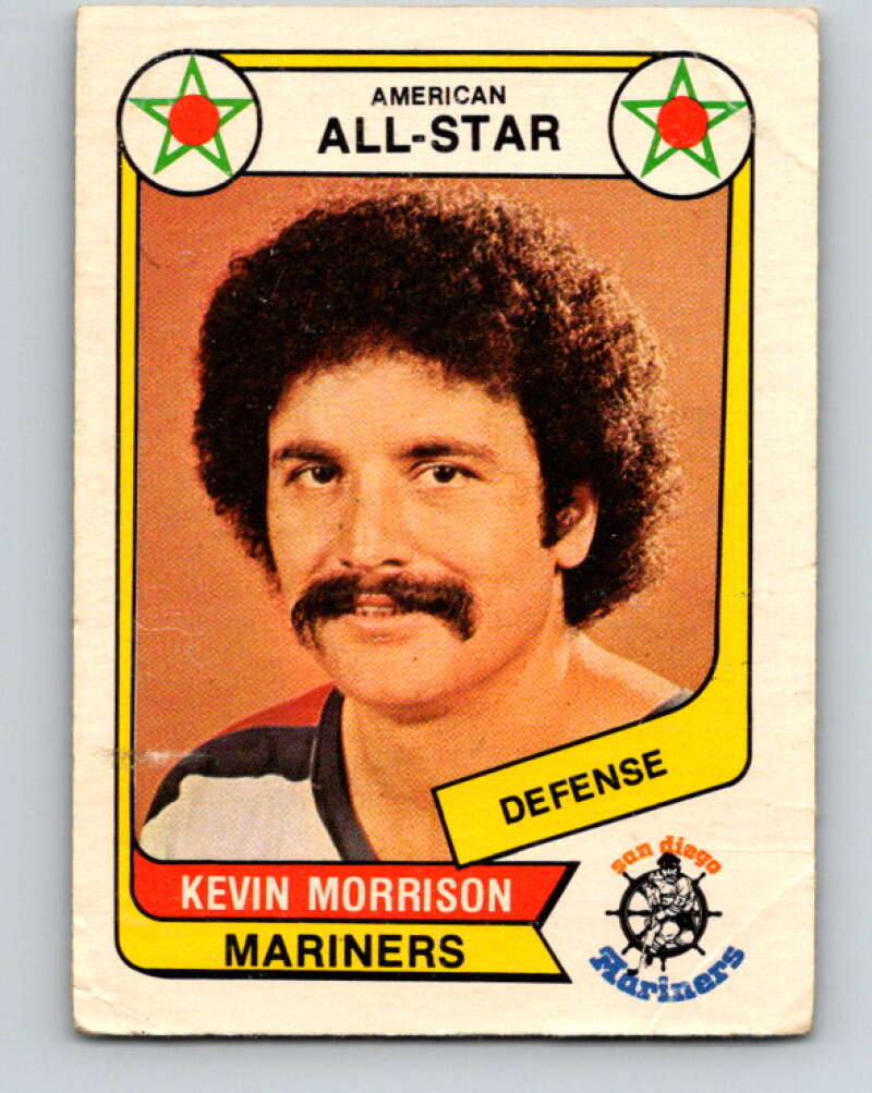1976-77 WHA O-Pee-Chee #68 Kevin Morrison AS  San Diego Mariners  V7711