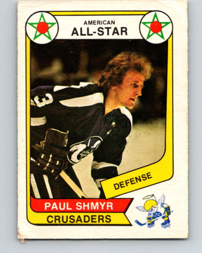 1976-77 WHA O-Pee-Chee #69 Paul Shmyr AS  Cleveland Crusaders  V7712