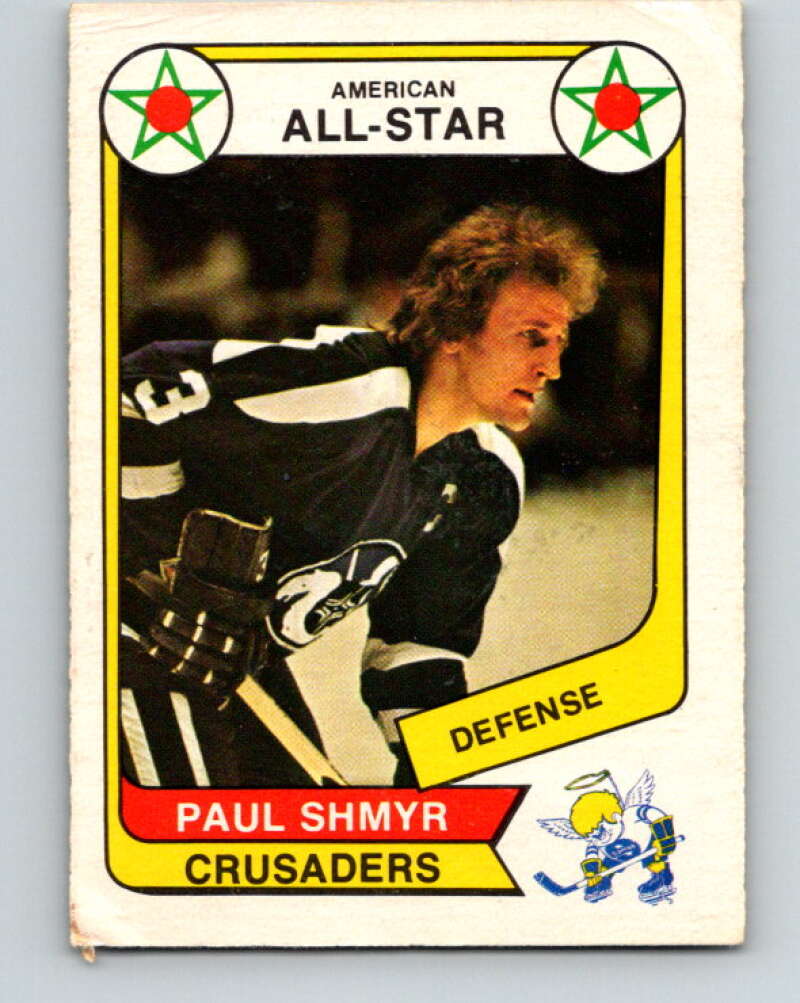 1976-77 WHA O-Pee-Chee #69 Paul Shmyr AS  Cleveland Crusaders  V7712