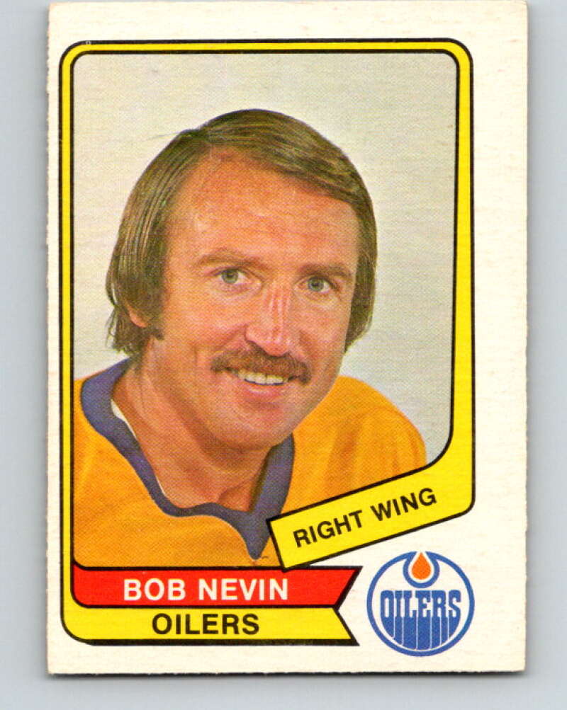 1976-77 WHA O-Pee-Chee #73 Bob Nevin  Edmonton Oilers  V7718