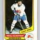 1976-77 WHA O-Pee-Chee #76 Real Cloutier  Quebec Nordiques  V7722