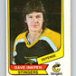 1976-77 WHA O-Pee-Chee #83 Dave Inkpen  RC Rookie Cincinnati Stingers  V7729