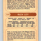 1976-77 WHA O-Pee-Chee #101 Rick Ley  New England Whalers  V7753