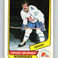 1976-77 WHA O-Pee-Chee #109 Serge Bernier  Quebec Nordiques  V7764