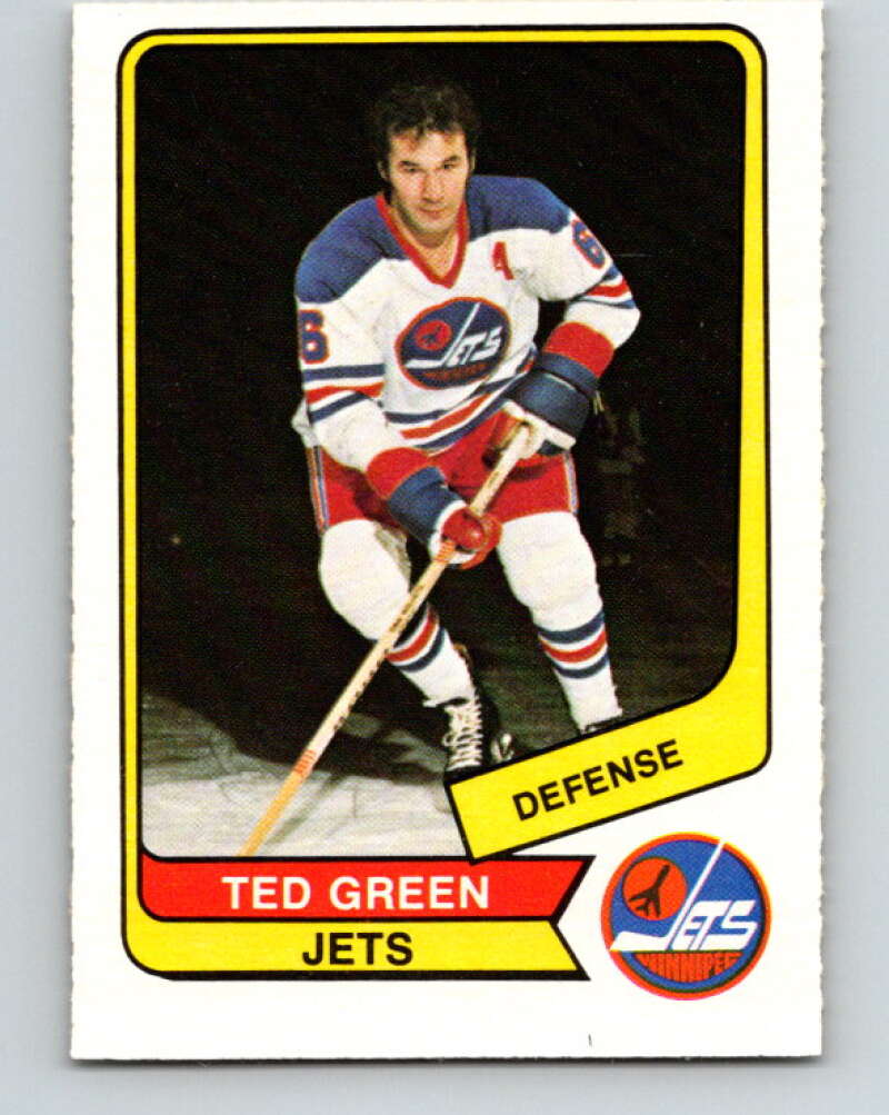 1976-77 WHA O-Pee-Chee #112 Ted Green  Winnipeg Jets  V7766