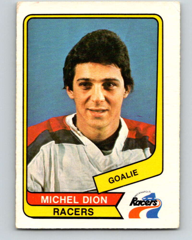 1976-77 WHA O-Pee-Chee #114 Michel Dion  RC Rookie Indianapolis Racers  V7770