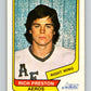 1976-77 WHA O-Pee-Chee #115 Rich Preston  RC Rookie Houston Aeros  V7772