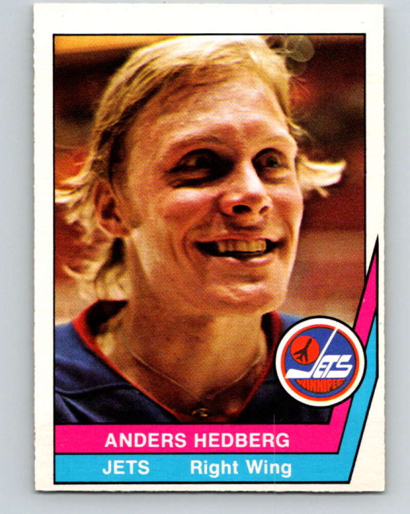 1977-78 WHA O-Pee-Chee #3 Anders Hedberg  Winnipeg Jets  V7805