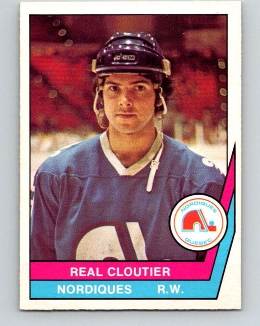 1977-78 WHA O-Pee-Chee #8 Real Cloutier  Quebec Nordiques  V7815