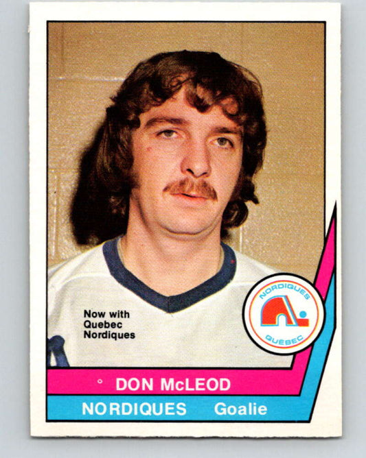 1977-78 WHA O-Pee-Chee #14 Don McLeod  Quebec Nordiques  V7826
